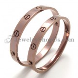 Elegant Rose Gold Titanium Bracelet for Women