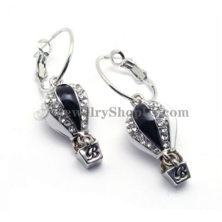 Hot-air balloon Alloy Earrings with Rhinestones