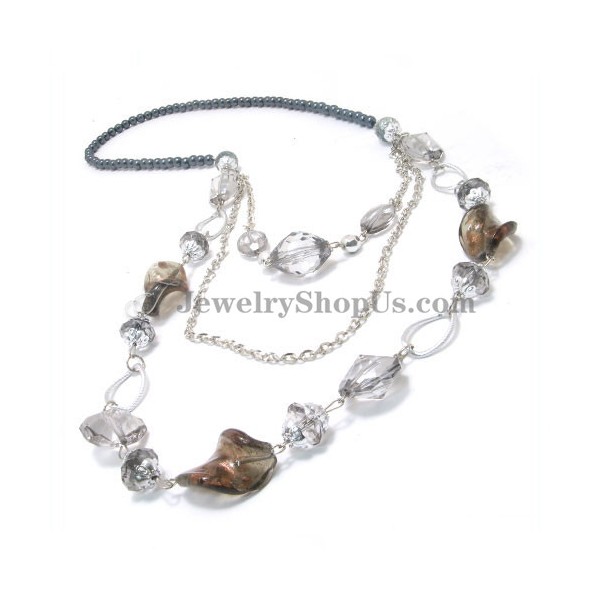 Beautiful Synthetic Crystal Necklace - Titanium Jewelry Shop