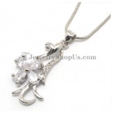 Gorgeous Alloy Zircons Pendant