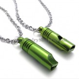 Fashion Alloy Lovers Whistle Pendants