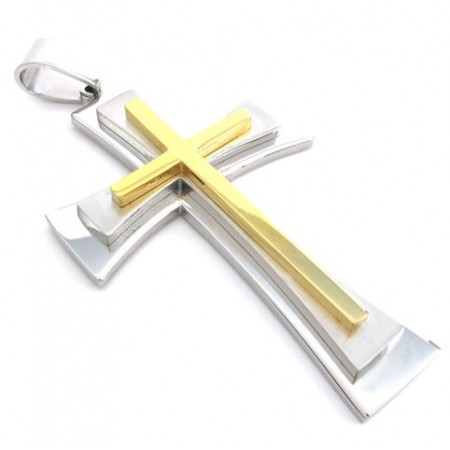 Attractive Design Color Brilliancy Reliable Reputation Titanium Cross Pendant