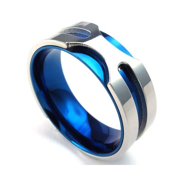 Elegant Shape Beautiful in Colors Reliable Quality Titanium Ring ...