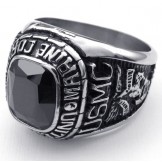 Fashionable Patterns Color Brilliancy The Queen of Quality Titanium Ring