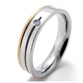 Beautiful Design Color Brilliancy The Queen of Quality Titanium Ring