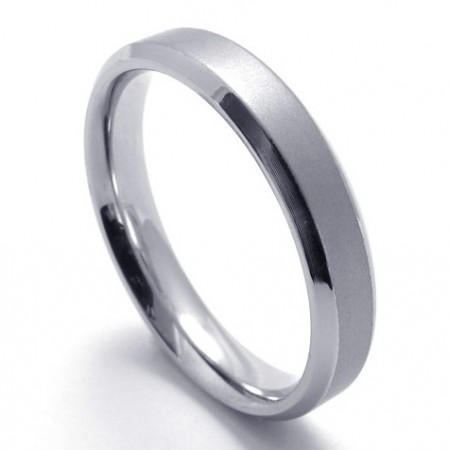 Modern Design Color Brilliancy to Have a Long Story Titanium Ring ...