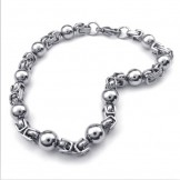 Deft Design Delicate Colors Stable Quality Titanium Bracelet
