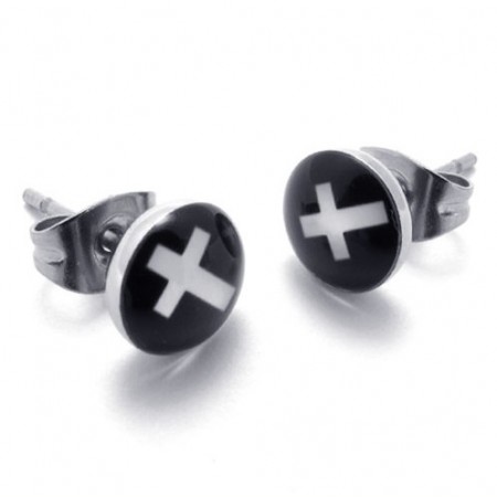 Deft Design Delicate Colors Stable Quality Titanium Earrings