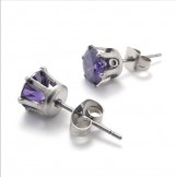 Latest Technology Color Brilliancy Stable Quality Titanium Earrings