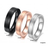 Selling Well all over the World Female Rose Shape Titanium Ring