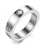 The Queen of Quality Screw Titanium Ring 