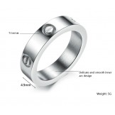 The Queen of Quality Screw Titanium Ring 