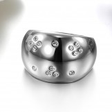 The Queen of Quality Exaggerate Titanium Ring 