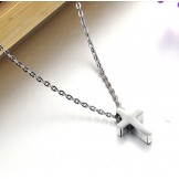 Quality and Quantity Assured Female Cross Titanium Necklace 