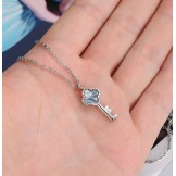 High Quality Female Key Titanium Necklace 