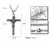 Easy to Use Cross Titanium Necklace 