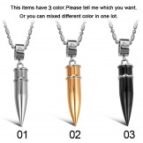 Superior Quality Black Titanium Necklace 
