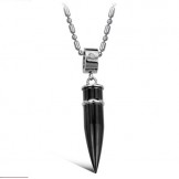 Superior Quality Black Titanium Necklace 