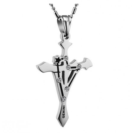 The Queen of Quality Leo Titanium Necklace 