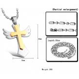 Well-known for Its Fine Quality Cross Titanium Necklace
