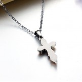 Selling Well all over the World Cross Titanium Necklace 