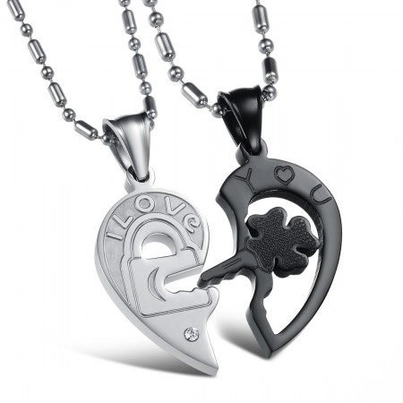 The Queen of Quality Sweetheart Titanium Necklace For Lovers 