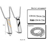 Easy to Use Sweetheart Titanium Necklace For Lovers 