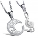 High Quality Titanium Necklace For Lovers 
