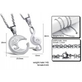 High Quality Titanium Necklace For Lovers 