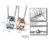 The Queen of Quality Concise Titanium Necklace For Lovers 