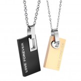 Excellent Quality Endless Love Titanium Necklace For Lovers 
