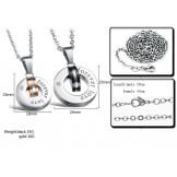 The Queen of Quality Titanium Necklace For Lovers With Rhinestone