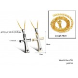 Easy to Use Cross Titanium Necklace For Lovers