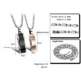 Stable Quality Titanium Necklace For Lovers 