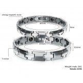 Easy to Use Health Titanium Bracelet For Lovers 