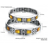 Reliable Quality Health Titanium Lodestone Bracelet For Lovers