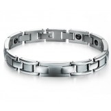 Excellent Quality Health Titanium Lodestone Bracelet For Lovers 