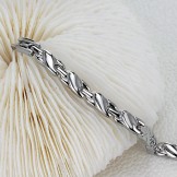 Easy to Use Female Health Titanium Lodestone Bracelet 