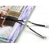 Stable Quality Female Cross Titanium PU Bangle 