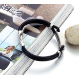 The Queen of Quality Titanium Silicone Bangle 