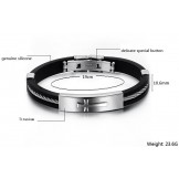 Excellent Quality Male Cross Titanium Bangle 