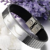 High Quality Male Viper Shape Titanium Bangle 