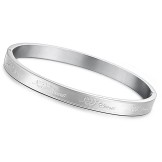 The Queen of Quality Sweetheart Titanium Bangle For Lovers 