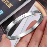 Quality and Quantity Assured Female Titanium Bangle 