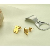 The Queen of Quality Female Bear Titanium Earrings 