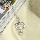Stable Quality Knot Platinum Plating Titanium Necklace 
