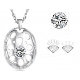 World-wide Renown Female Allergy Free Platinum Plating Titanium Necklace 