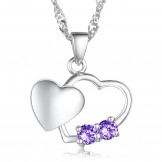 Stable Quality Female Fashion Platinum Plating Titanium Necklace 