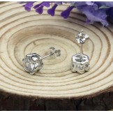 High Quality Female Allergy Free Platinum Plating Titanium Earrings 