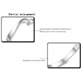 The Queen of Quality Platinum Plating Titanium Ring For Lovers 